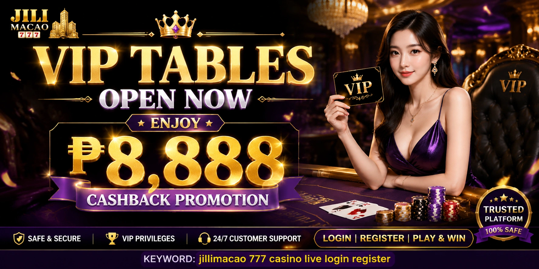 Live dealer casino room with clear table layout